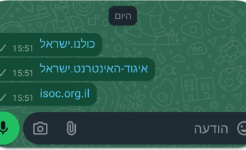 כך זה נראה